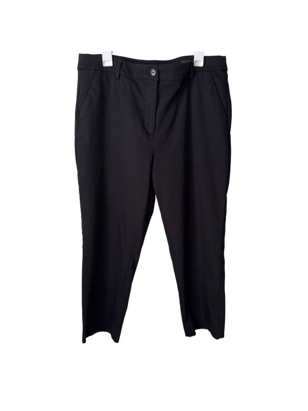 Loft Womens Black Straight Leg Pants Size 14